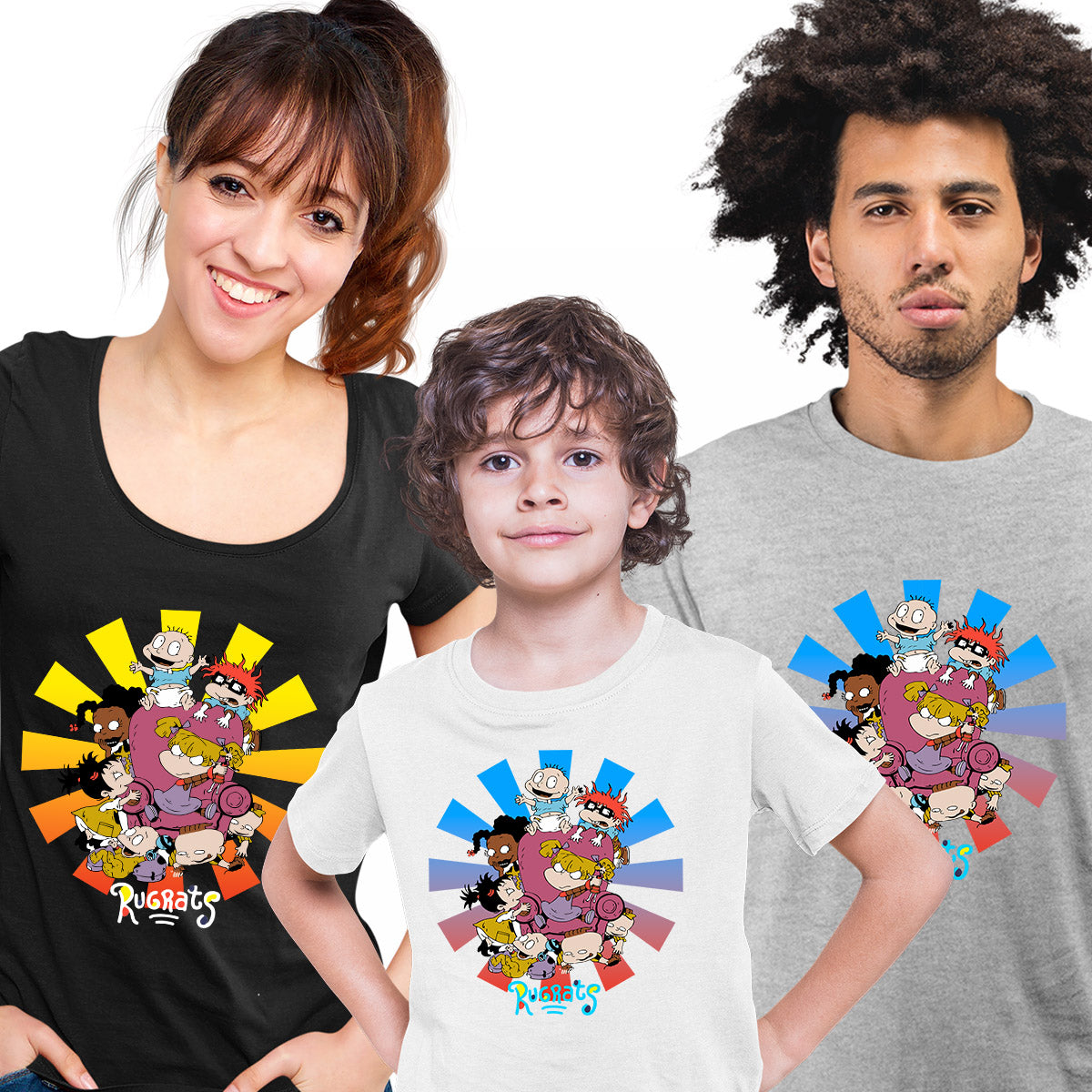Rugrats Characters Mens T-shirt