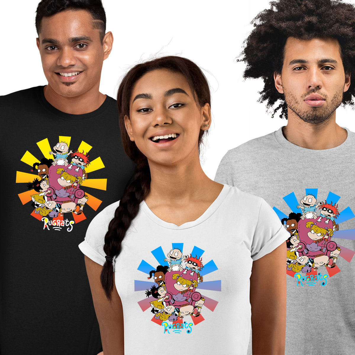 Rugrats Characters Mens T-shirt