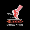 Running Changed my life fitness Inspiring Tank Top - Kuzi Tees