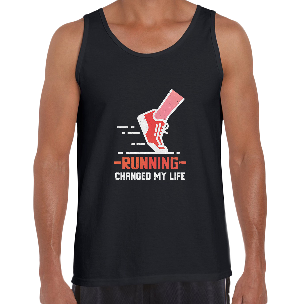 Running Changed my life fitness Inspiring Tank Top - Kuzi Tees