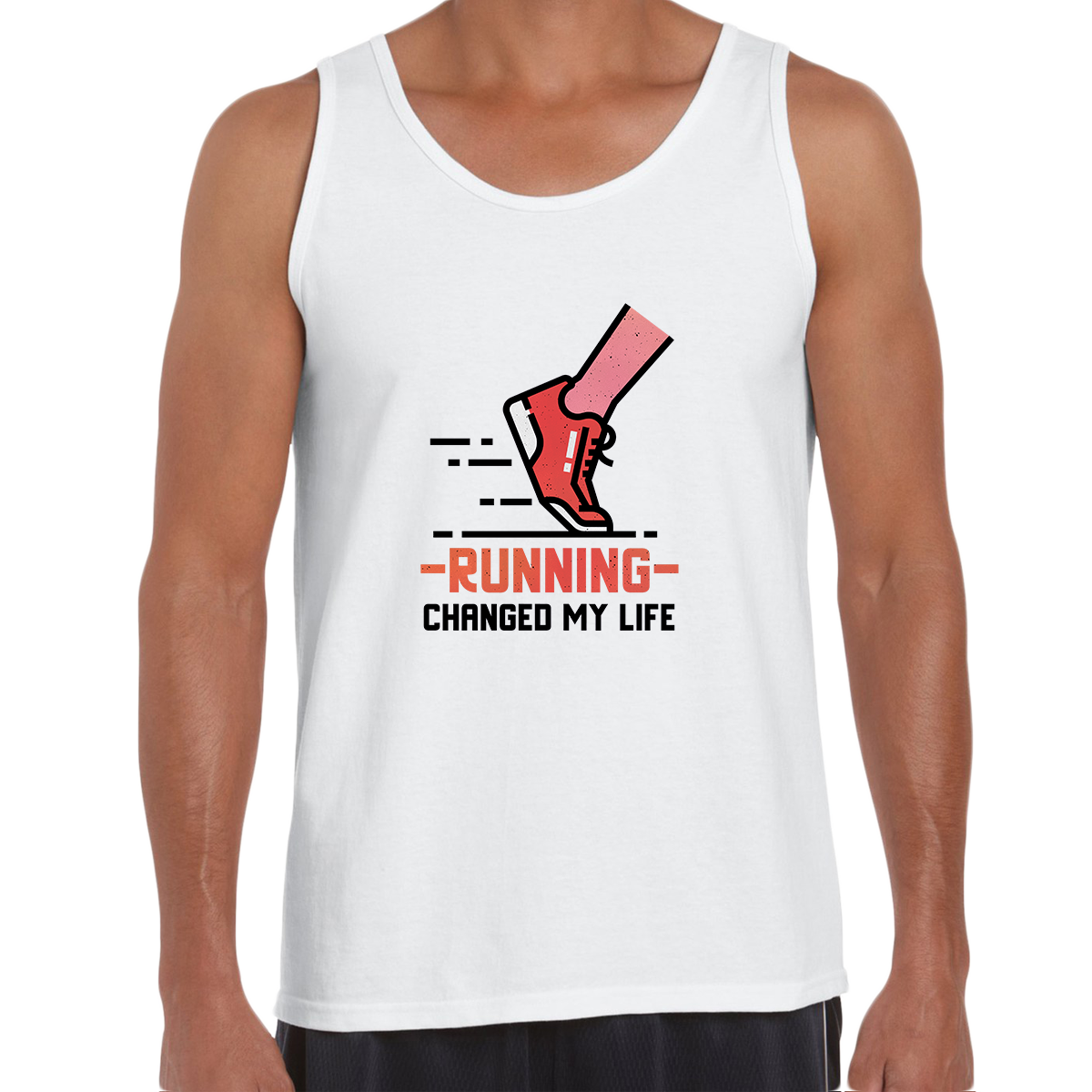 Running Changed my life fitness Inspiring Tank Top - Kuzi Tees