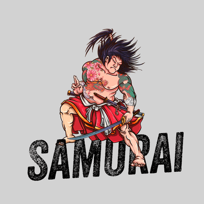 Ancient Hero T-Shirt Samurai Ronin Spirit Japanese Unisex Mens T-shirt - Kuzi Tees