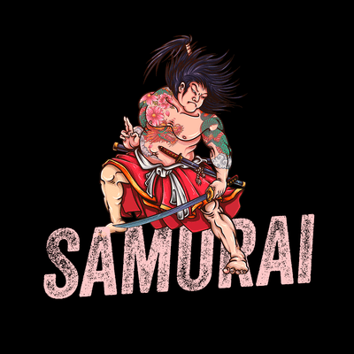 Ancient Hero T-Shirt Samurai Ronin Spirit Japanese Unisex Tank Top - Kuzi Tees