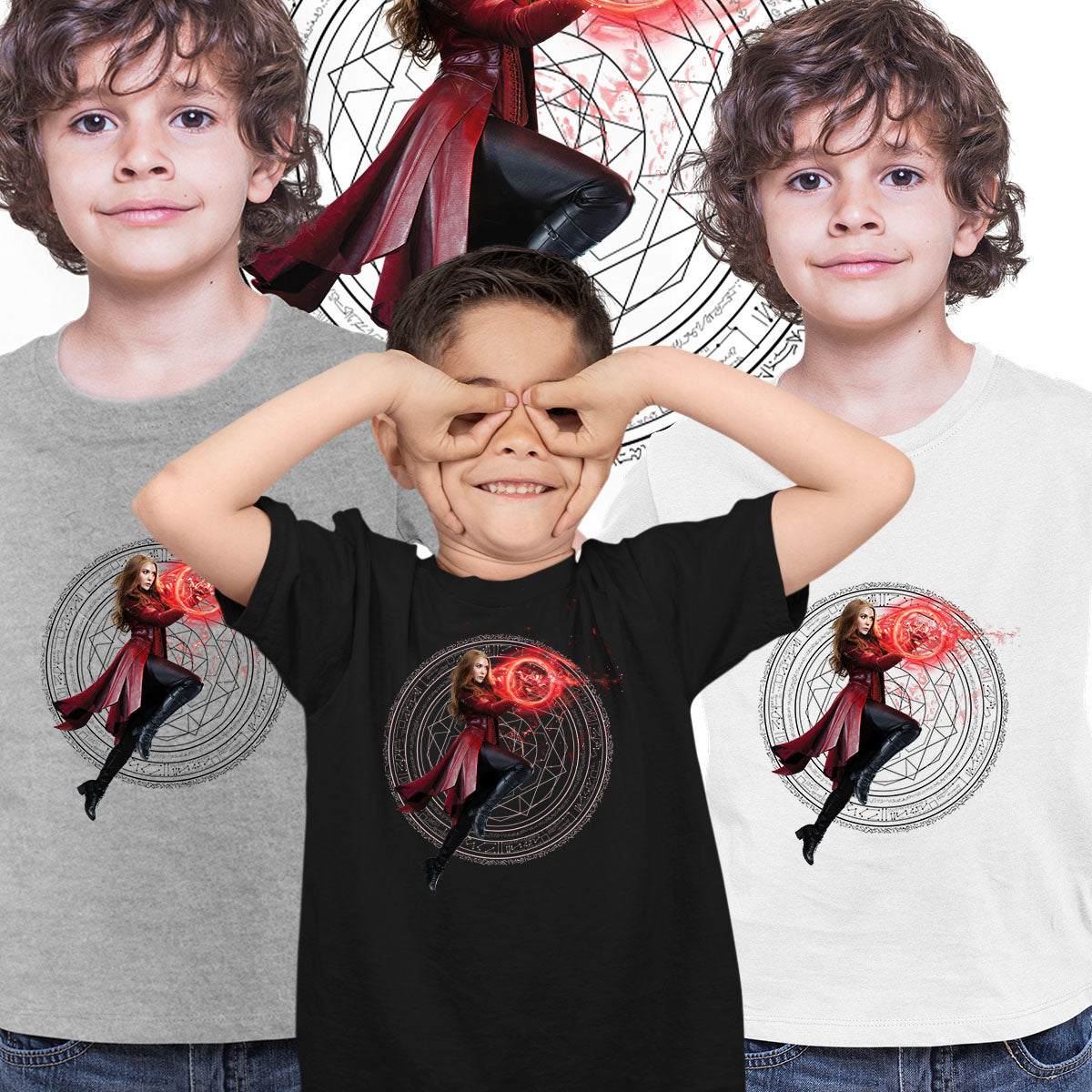 Scarlet Witch The Multiverse Of Madness Doctor Strange Kids T-Shirt - Kuzi Tees