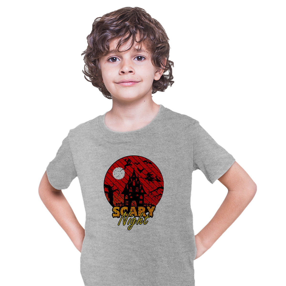 Scary Night Amazing festive Halloween t-shirts collection T-shirt for Kids - Kuzi Tees