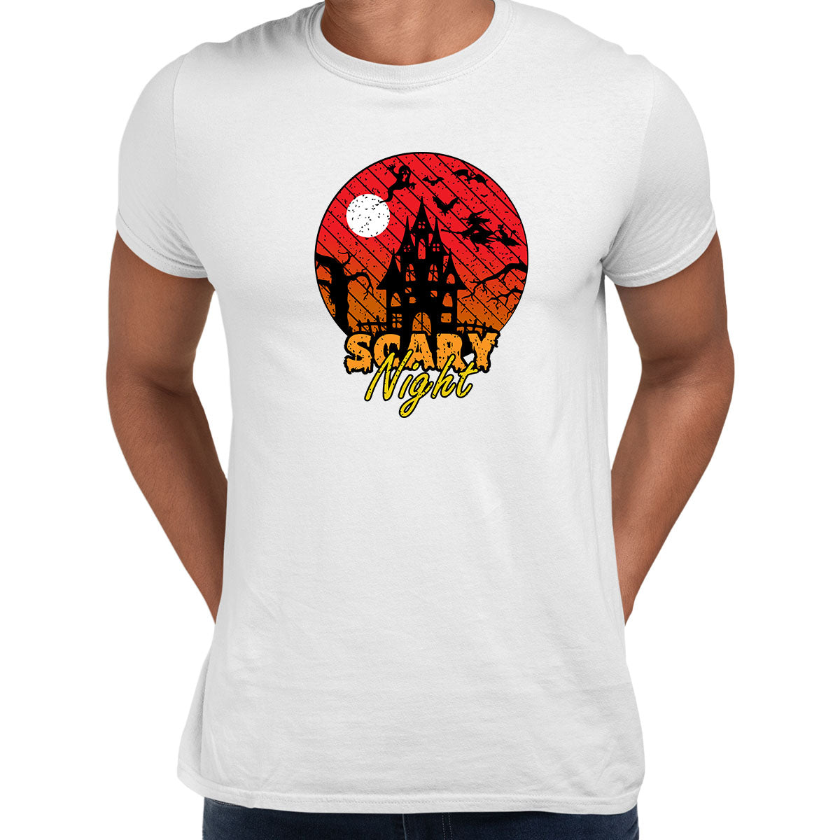 Scary Night Amazing festive Halloween t-shirts collection Unisex T-shirt - Kuzi Tees