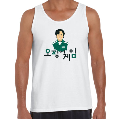 Seong Gi-Hun Character Squid Game Adults Unisex Tank Top - Kuzi Tees