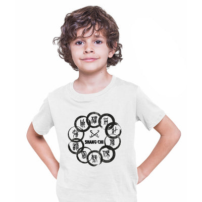 Shang Chi Tee The Legend of The Ten Rings Movie Marvel Disney Fan Typography T-shirt for Kids - Kuzi Tees