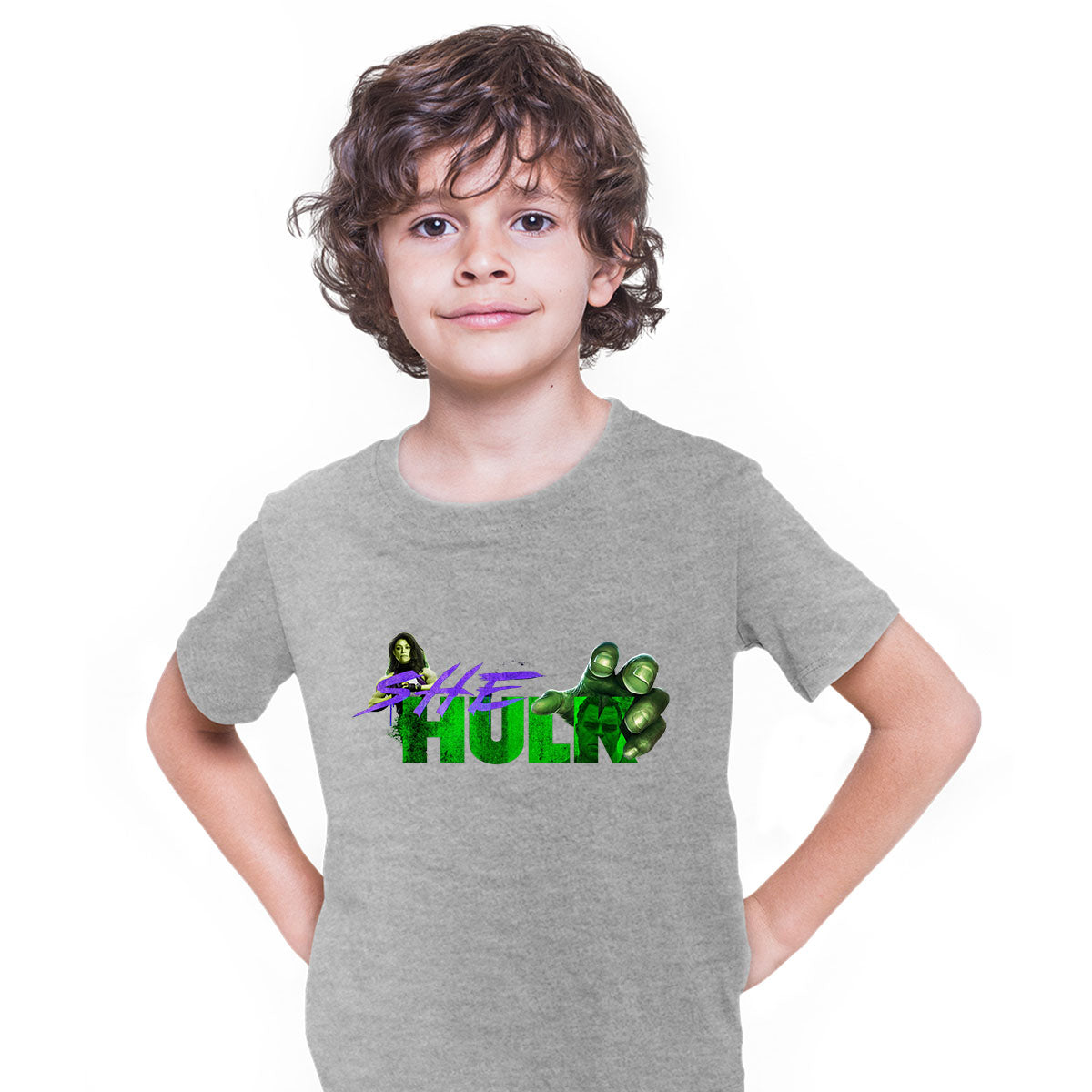 She hulk T-shirt fictional Comic Book character Tee for Kids - Kuzi Tees