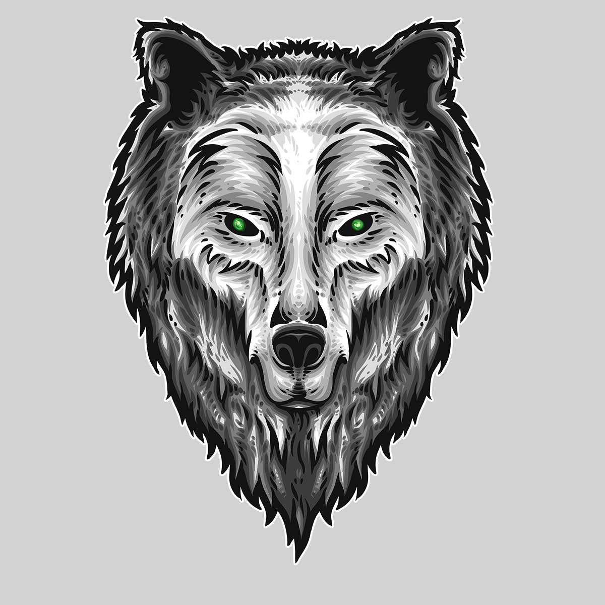 Silver Wolf A Legendary Creature of Native American Lore Unisex T-shirt - Kuzi Tees
