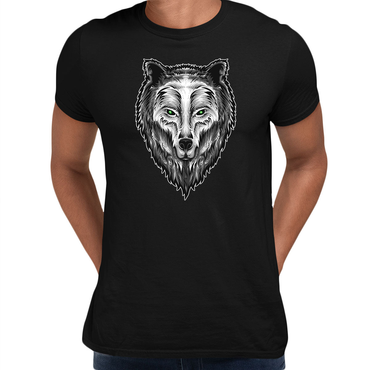 Silver Wolf A Legendary Creature of Native American Lore Unisex T-shirt - Kuzi Tees