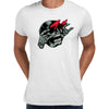 Skull Rockstar T-Shirt Gothic Dark Funny Novelty Metal Men's Unisex T-shirt - Kuzi Tees