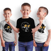 Skull T-Shirt Gothic Skeleton Funny Novelty Happy face Kid's Tee - Kuzi Tees