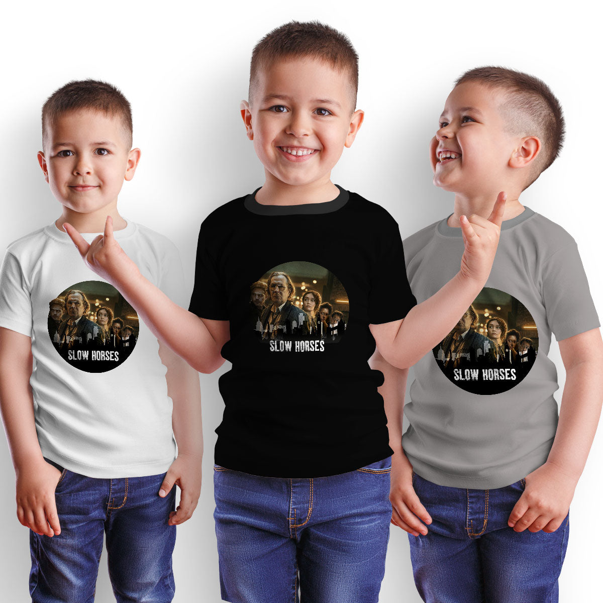 Slow Horses movie TV series Kids T-Shirt - Kuzi Tees