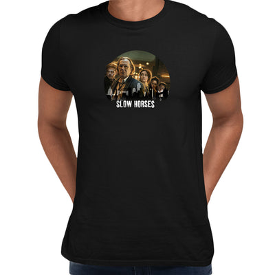 Slow Horses movie TV series T-shirt UK spy Thriller Mens Printed BBC Adult T-shirt - Kuzi Tees