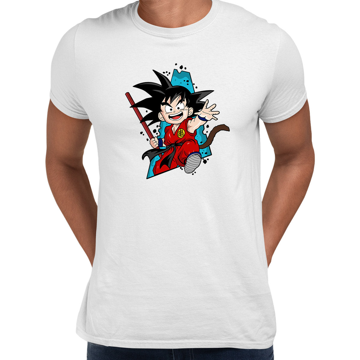 Son Goku Chibi Dragon Ball White T-shirt