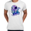 Space Astronaut Racer Amazing Retro Vintage Crew Neck T-shirt & Tank Top - Kuzi Tees