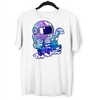 Space Astronaut Racer Amazing Retro Vintage Crew Neck T-shirt & Tank Top - Kuzi Tees