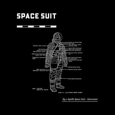 Unisex Apollo 11 Movie 50 Years Anniversary NASA Space Suite T-shirt - Kuzi Tees