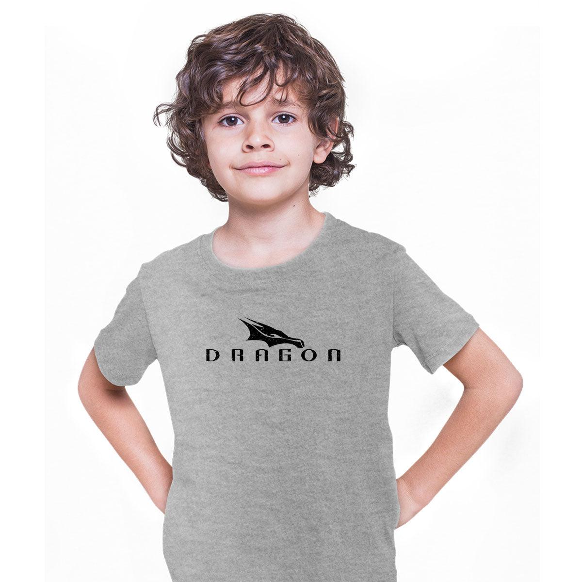 Dragon SpaceX Logo Kids T-shirt Elon Musk Tesla Space Tech - Kuzi Tees