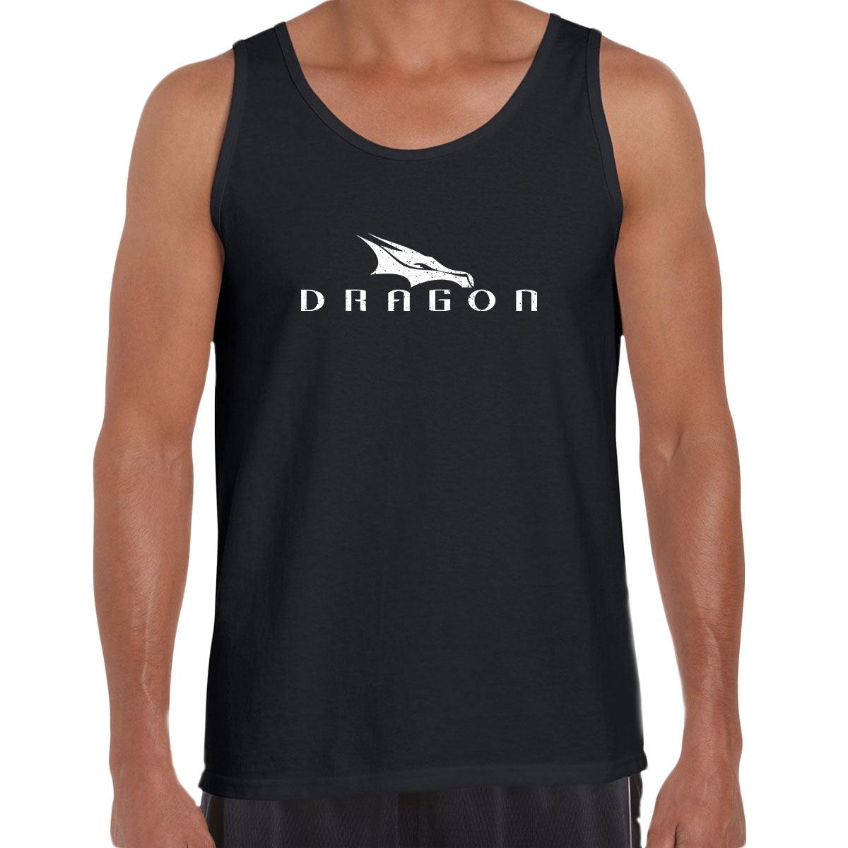 Dragon SpaceX Logo Elon Musk Tesla Space Tech Technology Adult Tank Top - Kuzi Tees
