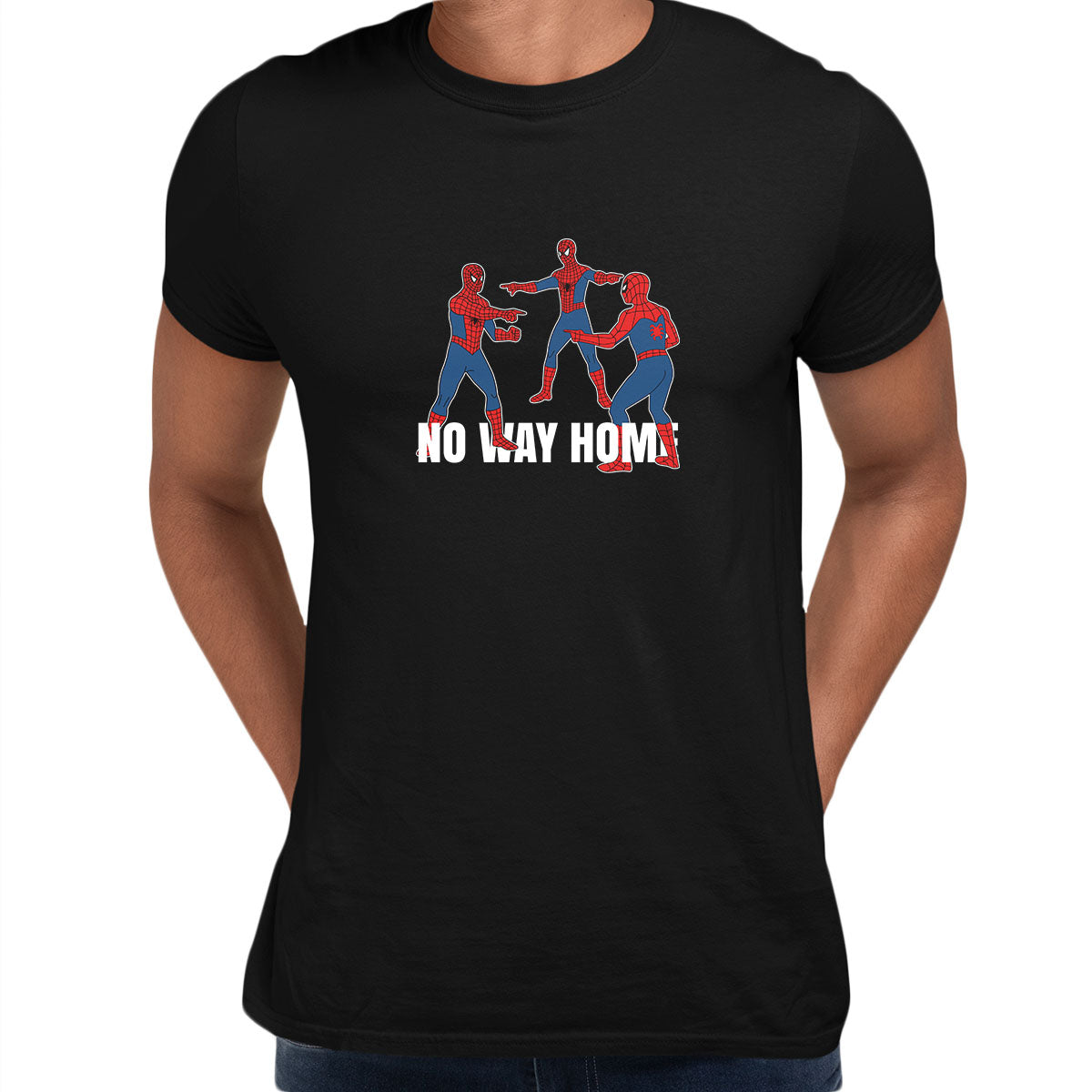Marvel Comics Spider-Man Pointing Meme Funny Spider-Meme T-Shirt - Kuzi Tees