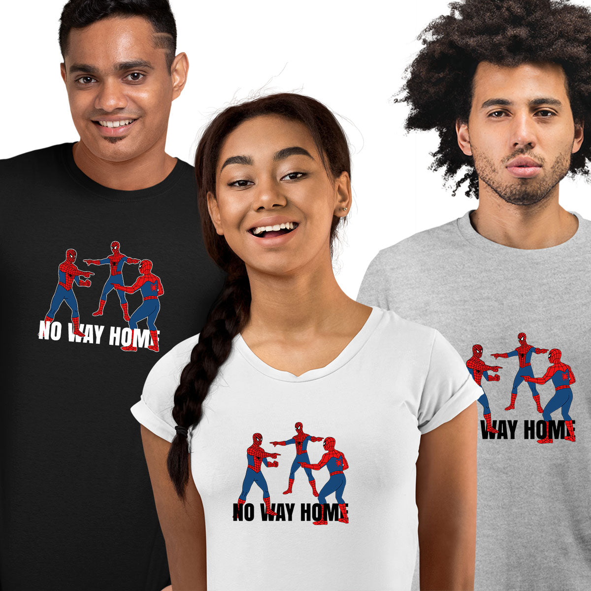 Marvel Comics Spider-Man Pointing Meme Funny Spider-Meme T-Shirt - Kuzi Tees