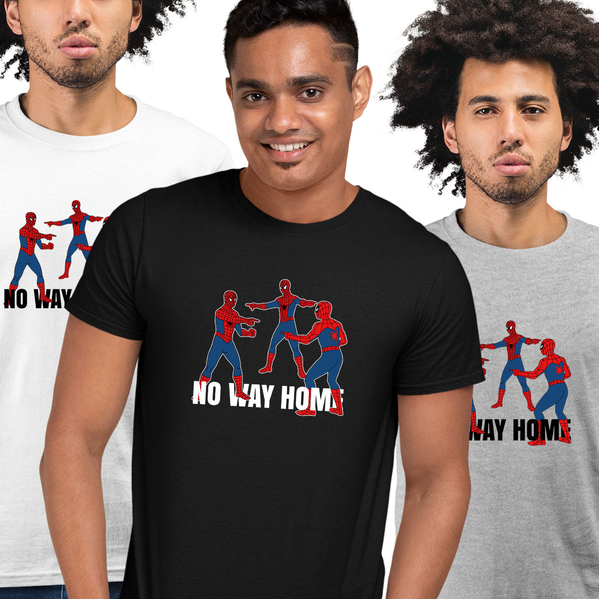 Marvel Comics Spider-Man Pointing Meme Funny Spider-Meme T-Shirt - Kuzi Tees