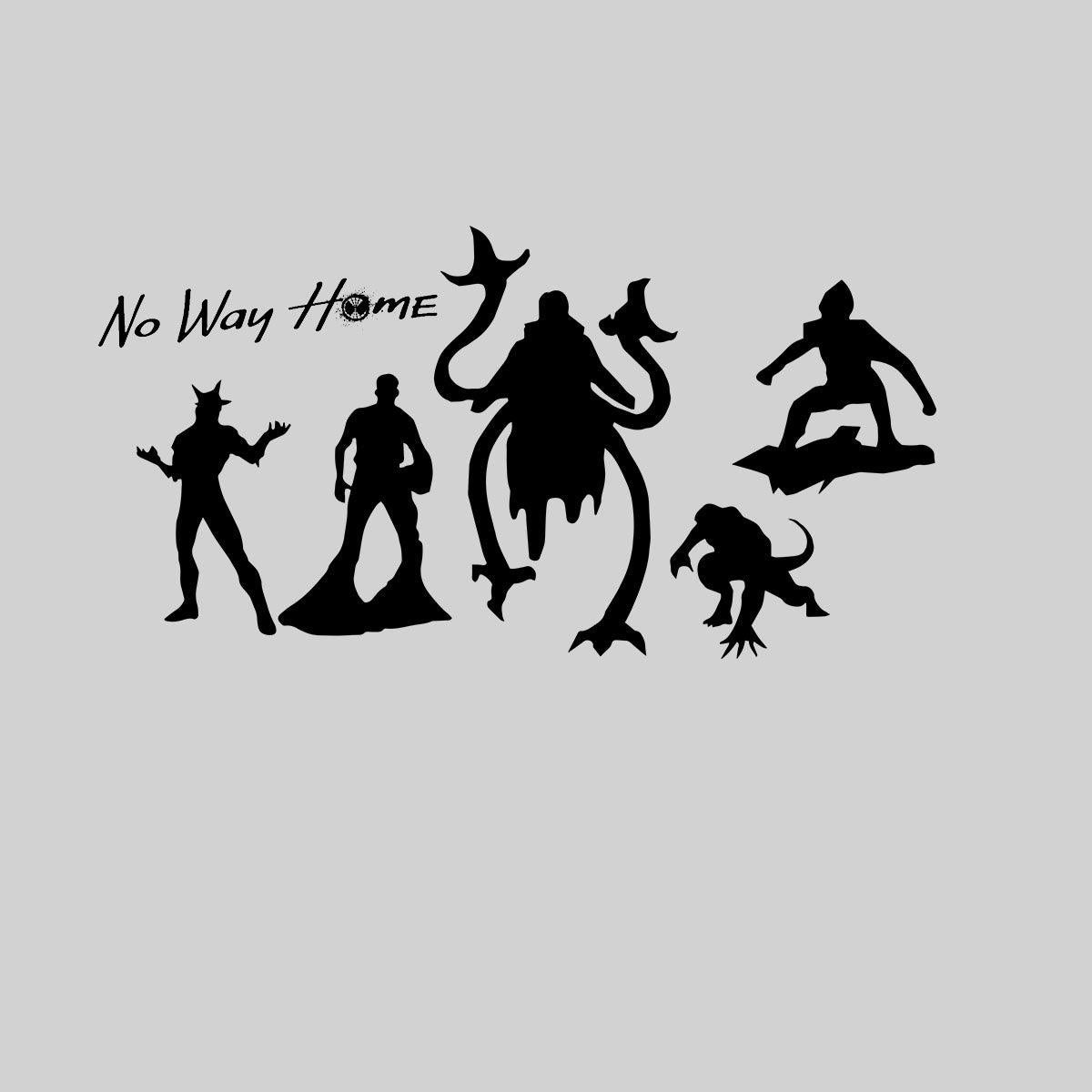 Green Goblin, Doc Ock, Electro, Sandman, The Lizard No Way Home T-shirt - Kuzi Tees