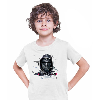 Squid Game Poly Character Inspired Puzzle Logo Netflix's Newest TV Drama T-shirt for Kids - Kuzi Tees