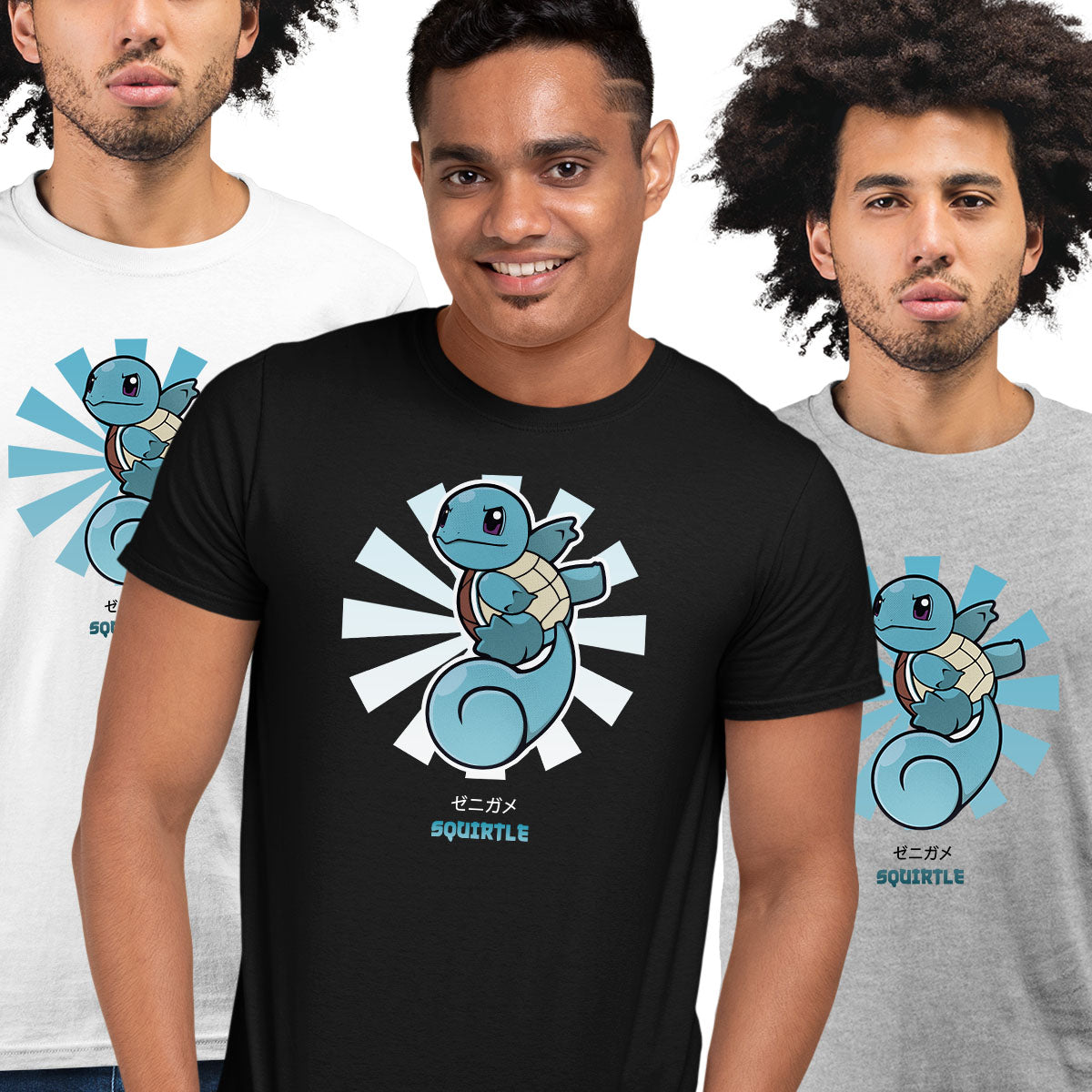 Squirtle Pokemon Movie Adults Unisex T-Shirt - Kuzi Tees