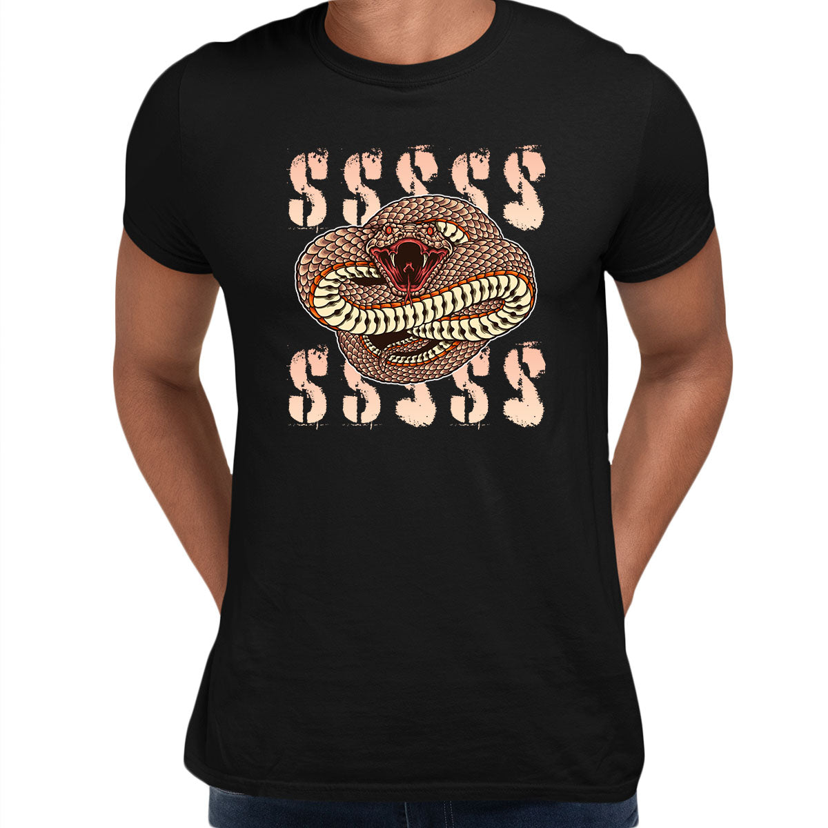 Snake SSSS Funny Animal Lover Gifts Conversation Starter Tee Unisex T-shirt - Kuzi Tees