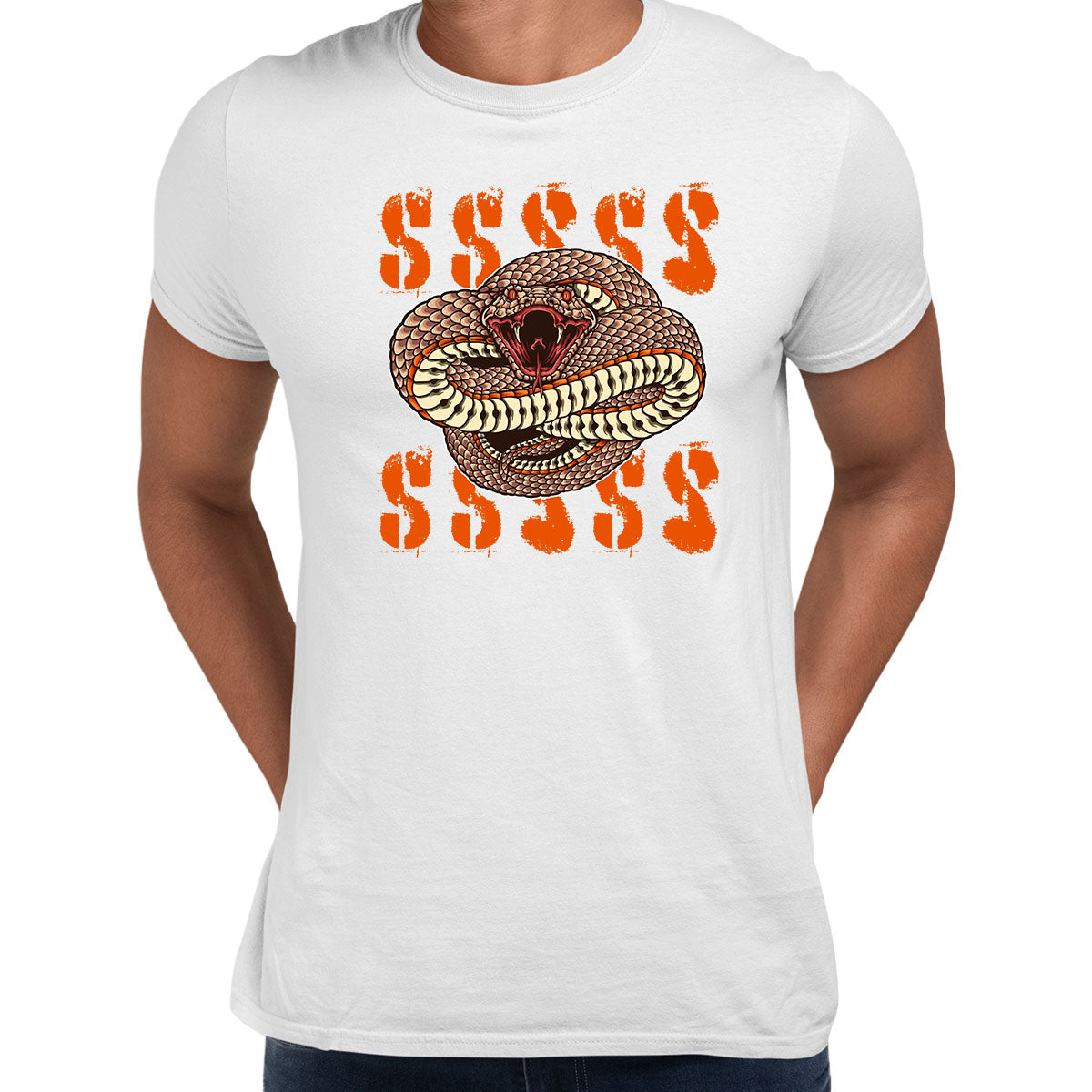Snake SSSS Funny Animal Lover Gifts Conversation Starter Tee Unisex T-shirt - Kuzi Tees