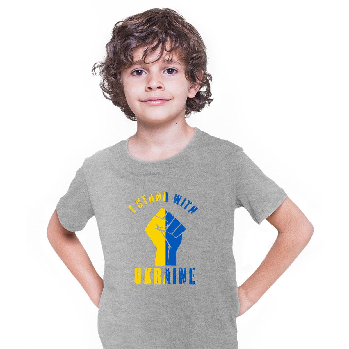 lepni.me Maglietta a Manica Lunga da Uomo Bandiera Ucraina Mappa dell'Ucraina con Il Simbolo del Cuore di Kiev Abbigliamento Ucraino (XS Bianco Multicolore