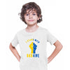 I Stand With Ukraine Kids T-Shirt Ukrainian Support Ukraine - Kuzi Tees
