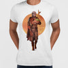 Star Wars The Mandalorian Baby Yoda Sunset Silhouette Black & White Unisex T-Shirt - Kuzi Tees