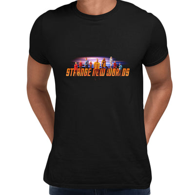 New Star Trek captiain t-shirt from tv series of Strange new worlds - Kuzi Tees