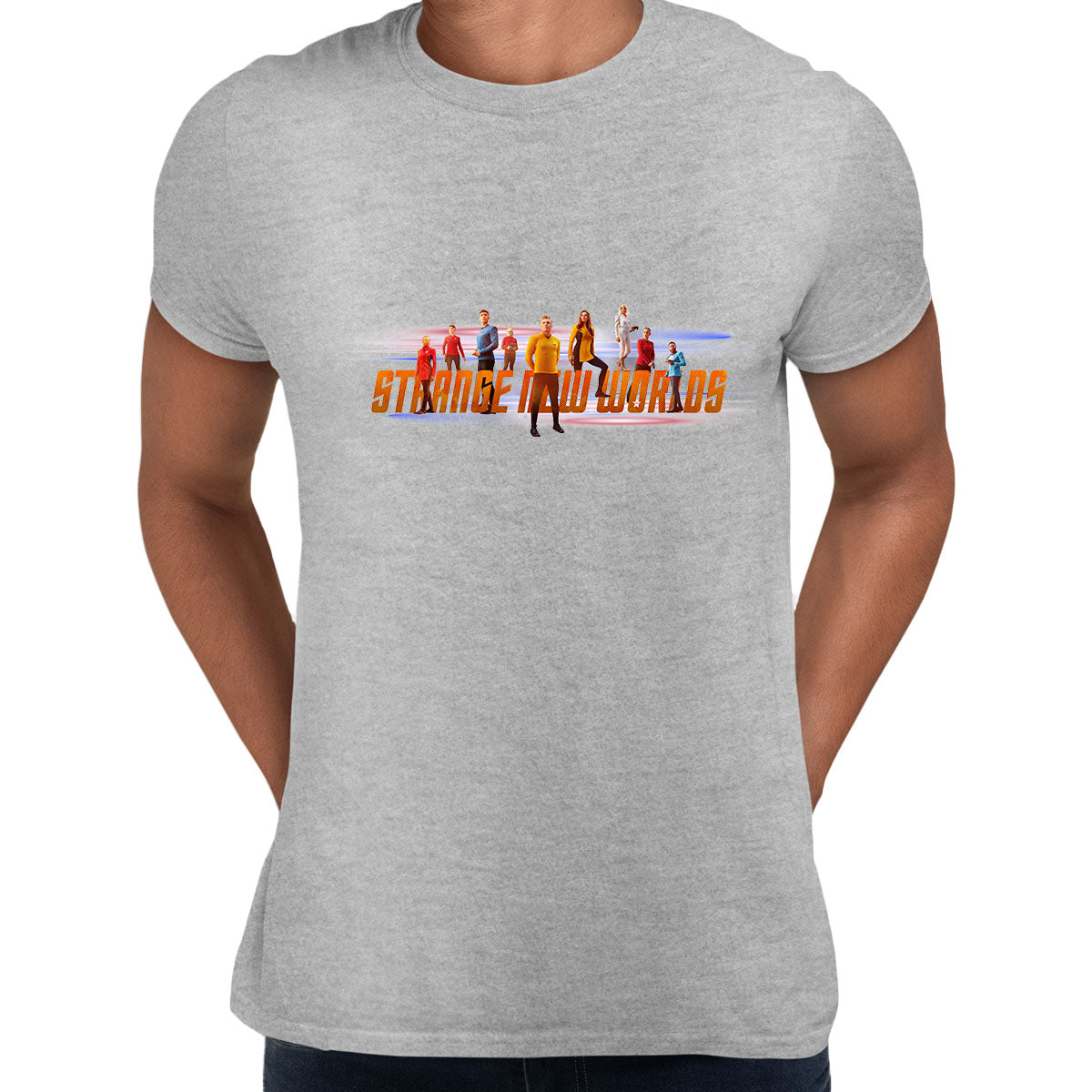 New Star Trek captiain t-shirt from tv series of Strange new worlds - Kuzi Tees