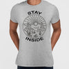 Stay Inside T-shirt - Van, Outdoor, Camping & Fire Pit Minimal Illustration - Kuzi Tees