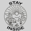 Stay Inside Van Outdoor Camping Fire Pit Minimal Illustration Tank Top - Kuzi Tees