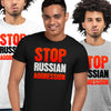 Stop Russian Aggression T-shirt, Quote Anti Russia Putin Ukraine War conflict - Kuzi Tees