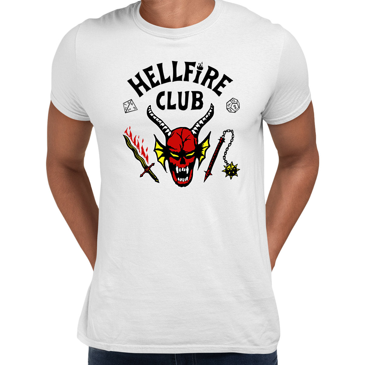 Stranger Things Hellfire Club Logo t-Shirt TV series Movie Unisex Tee - Kuzi Tees