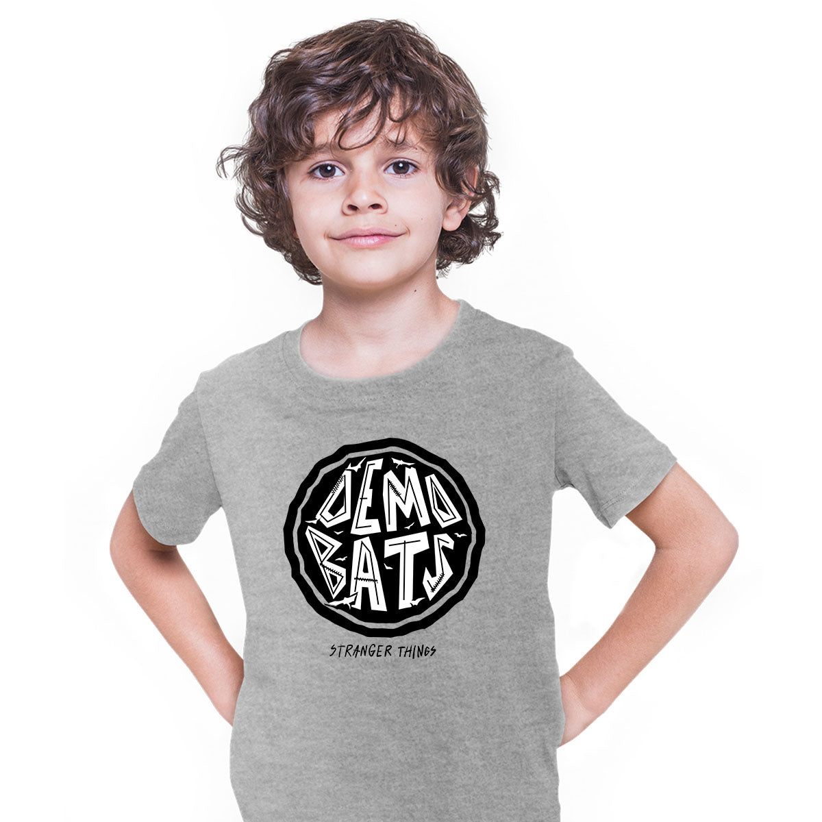 Stranger Things Demo Bats Upside down t-Shirt TV series Movie Kids T-Shirt - Kuzi Tees