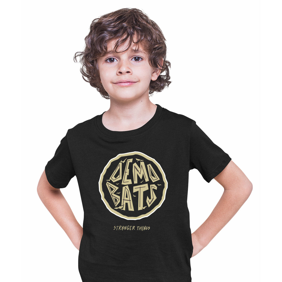 Stranger Things Demo Bats Upside down t-Shirt TV series Movie Kids T-Shirt - Kuzi Tees