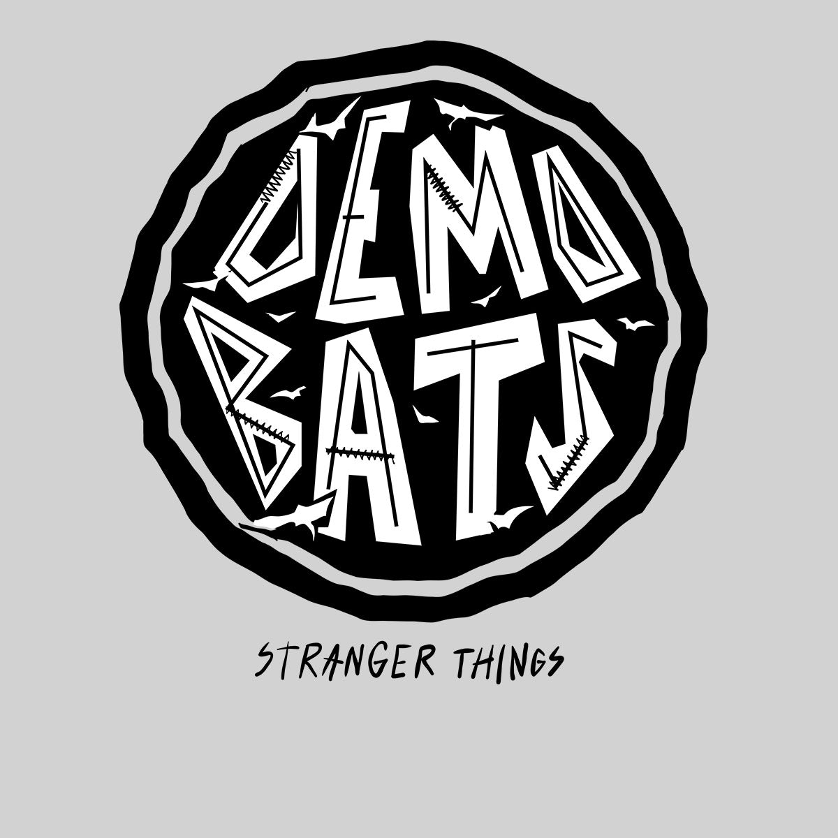 Stranger Things Demo Bats Upside down t-Shirt TV series Movie Unisex Tee - Kuzi Tees