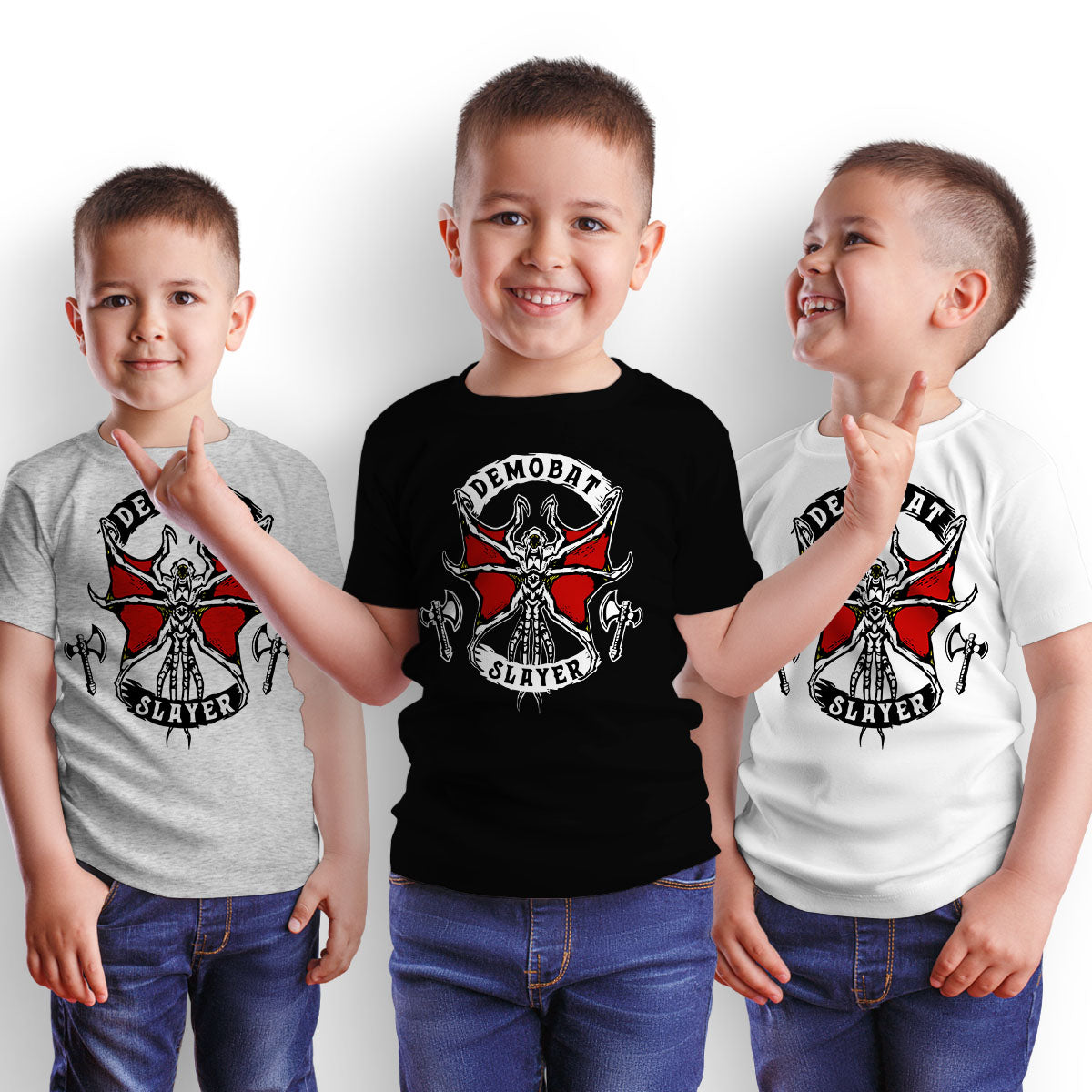 Stranger Things Demobat slayer t-Shirt TV series Movie Kids T-Shirt - Kuzi Tees
