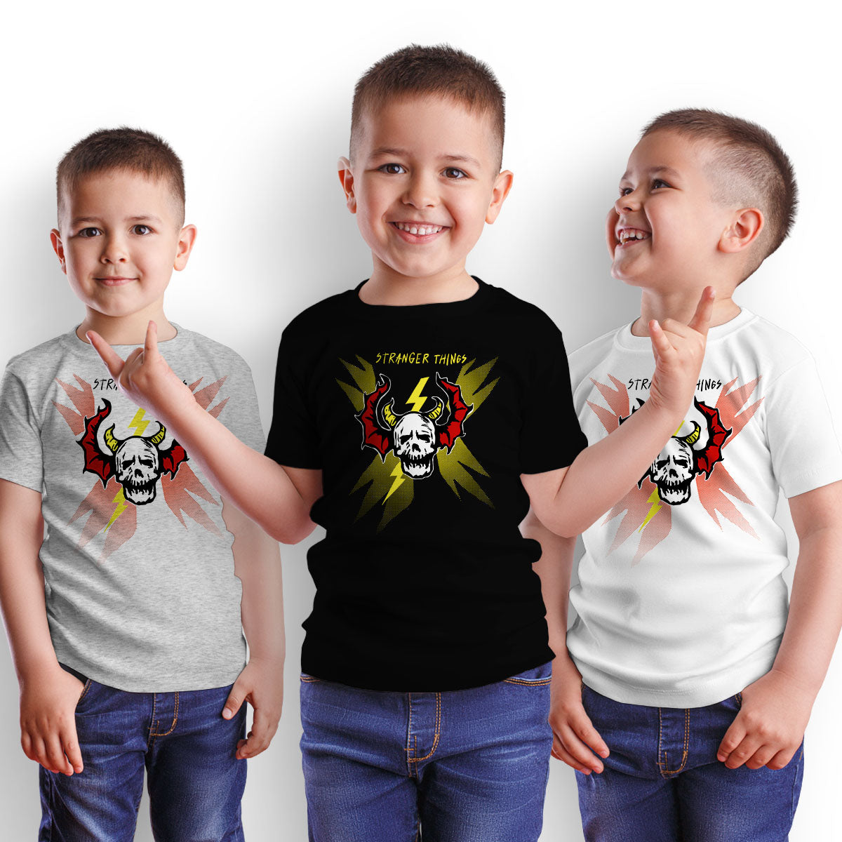 Stranger Things Hellfire Club Hawkings t-Shirt TV series Movie Kids T-Shirt - Kuzi Tees