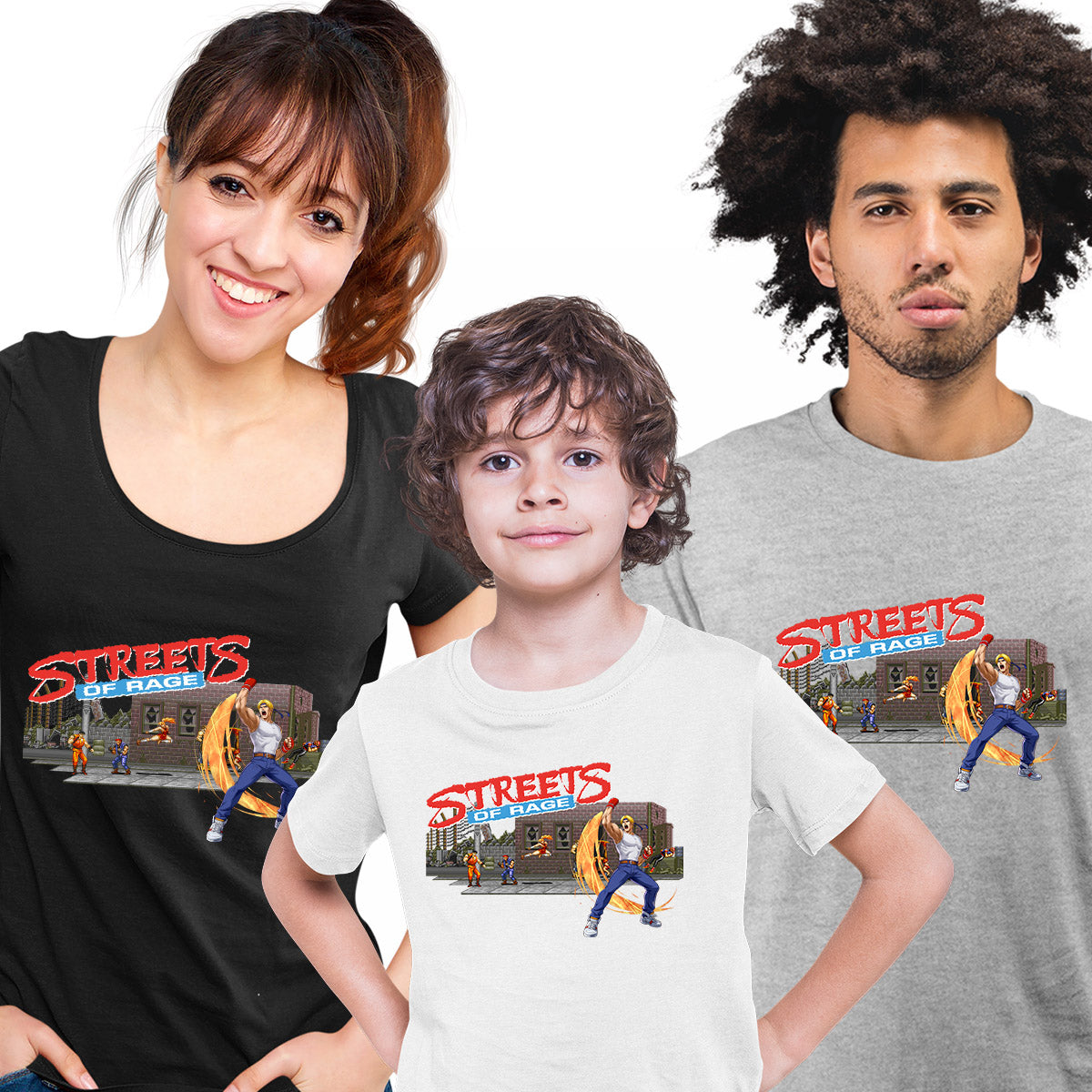 Streets of Rage 3  Retrogaming Black Kids T-shirt