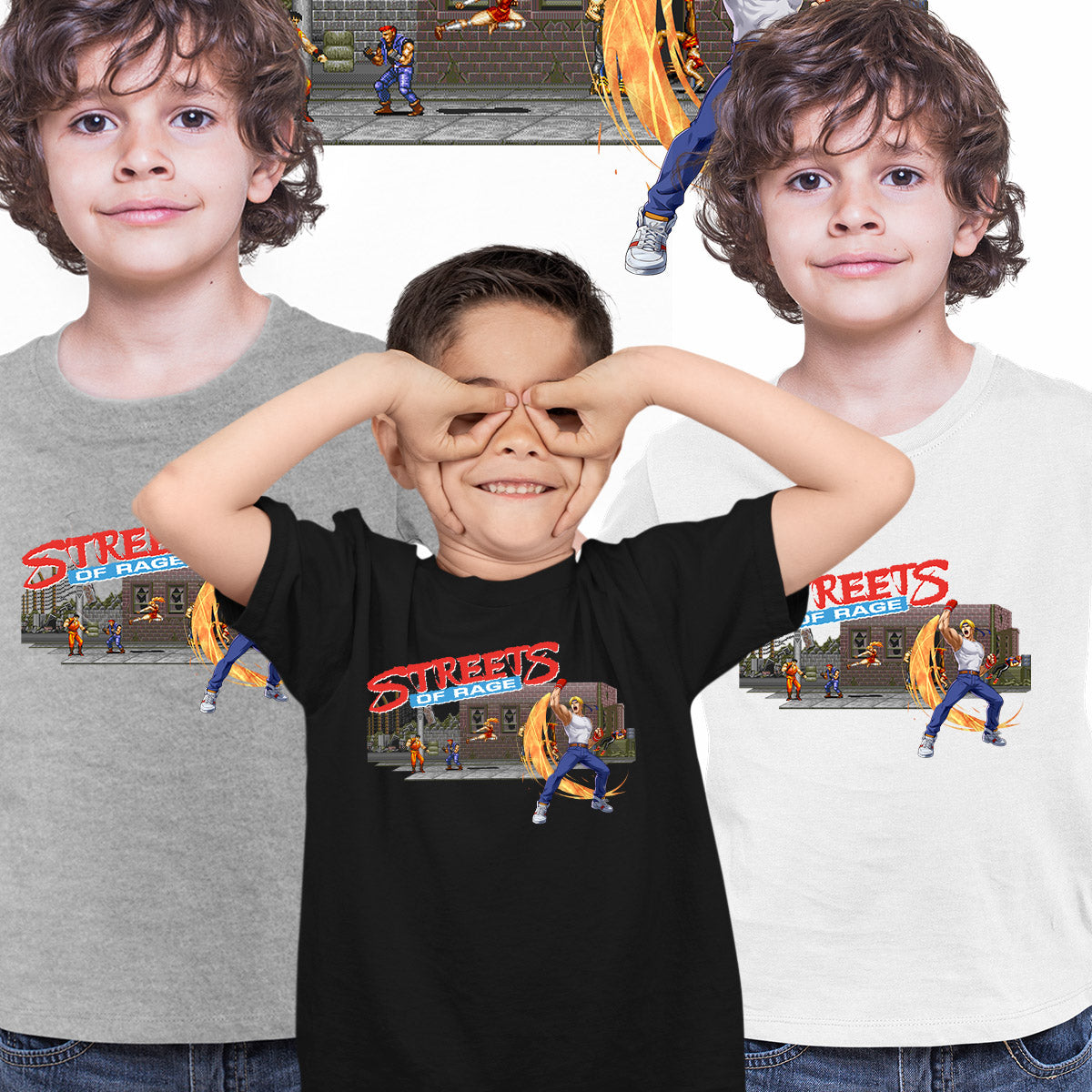 Streets of Rage 3  Retrogaming Kids T-shirt