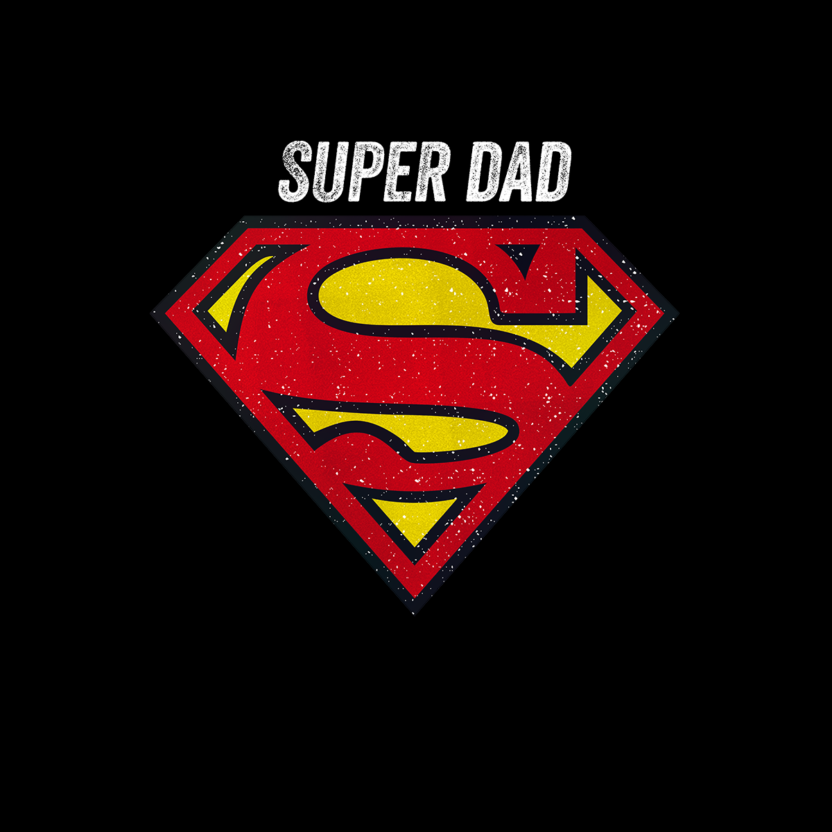 Super Dad Retro Superman DC Comix Action Hero Unisex T-shirt - Kuzi Tees
